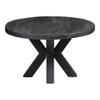 zwarte ronde salontafel 90 cm breed