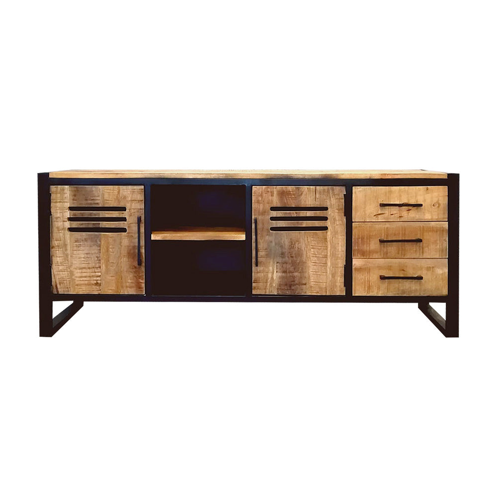 tv meubel van mangohout locker 180 cm